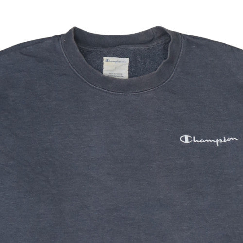 Champion Men's Blue Pullover Crew Neck Sweatshirt Size L