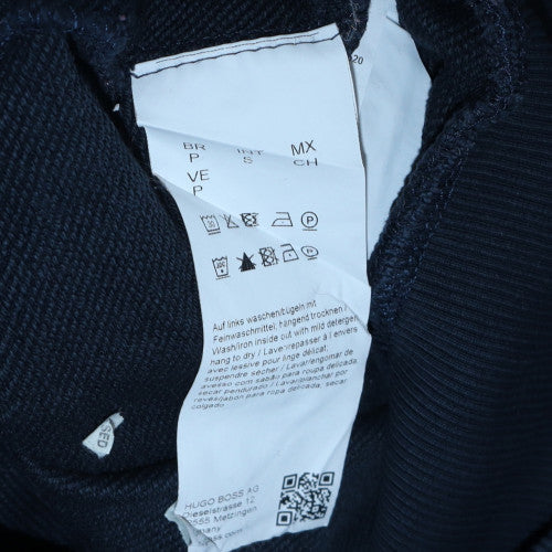 Hugo Boss Mens Blue Crew Neck Logo Sweatshirt Size M
