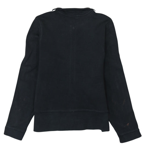 Adidas Womens Black Size 12 Full Zip Track Jacket