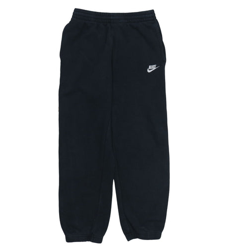 Nike Boys Black Jogger Sweatpants 12-13 Years Fleece Elastic Waist Activewear
