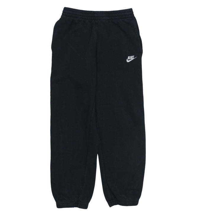 Nike Boys Black Jogger Sweatpants 12-13 Years Fleece Elastic Waist Activewear