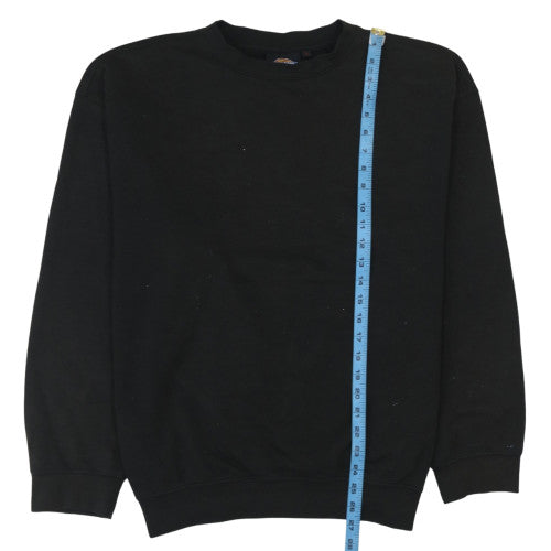 Dickies Men's Black Crew Neck Pullover Sweatshirt Size L