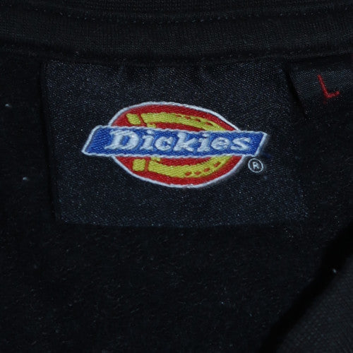 Dickies Men's Black Crew Neck Pullover Sweatshirt Size L