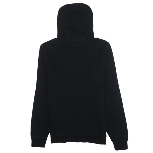 Tommy Hilfiger Men's Black Pullover Hoodie Small Logo Graphic