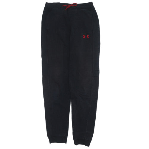 Under Armour Boys Black Jogger Trousers L Fleece Warm Activewear Pants