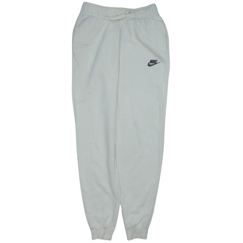 Nike Womens White XS Jogger Sweatpants Elastic Waist Drawstring