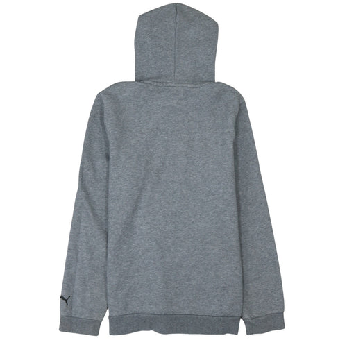 Puma Boys Grey Pullover Hoodie Size 14 Years Cotton Blend Fleece Sweatshirt
