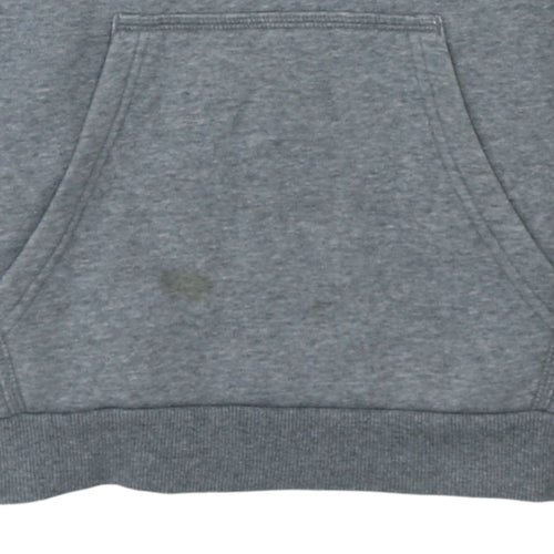 Puma Boys Grey Pullover Hoodie Size 14 Years Cotton Blend Fleece Sweatshirt