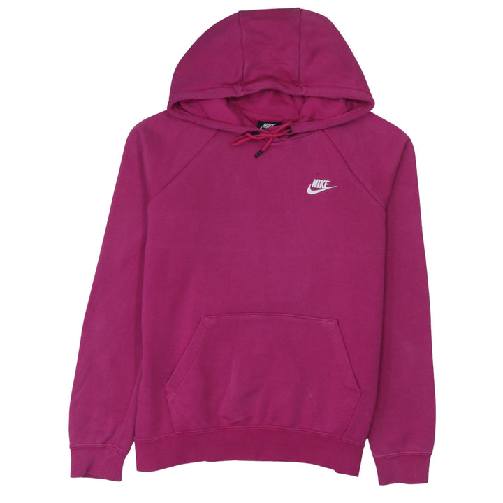 Nike Women's Pink Pullover Hoodie Small Cotton Blend Sportswear