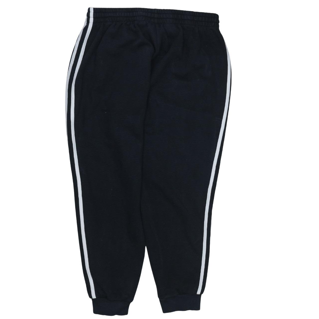 adidas Men's Black XL Jogger Sweatpants with Side Stripes