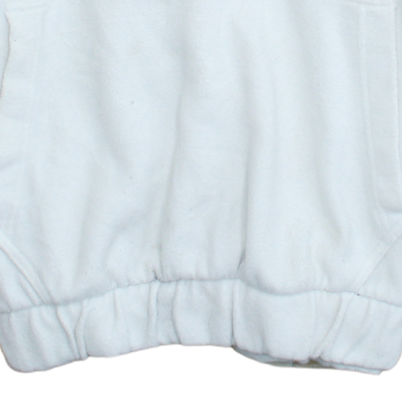 Kappa Mens White Large Pullover Hoodie 1/2 Zip Logo Fleece Sweatshirt