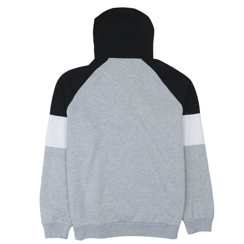 Slazenger Men’s Grey 2XL Pullover Hoodie with 1/2 Zip and Logo