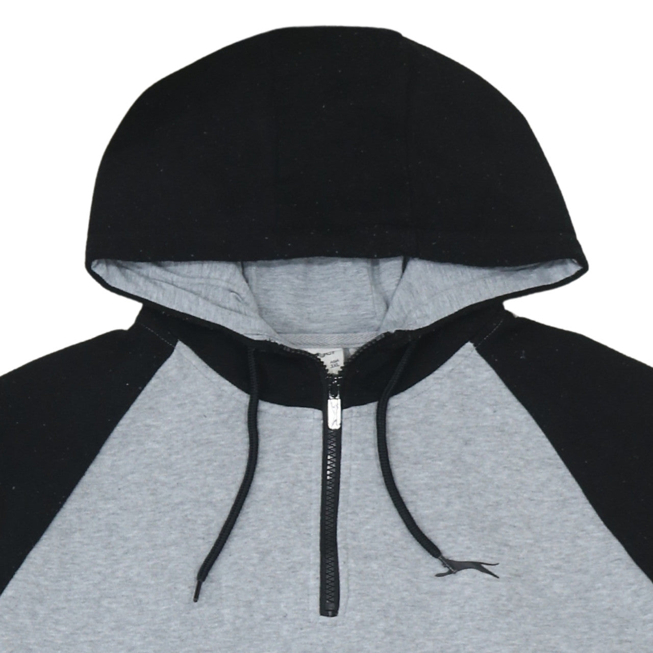 Slazenger Men’s Grey 2XL Pullover Hoodie with 1/2 Zip and Logo