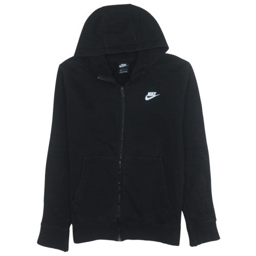 Nike Men's Black XS Full Zip Hoodie with Logo
