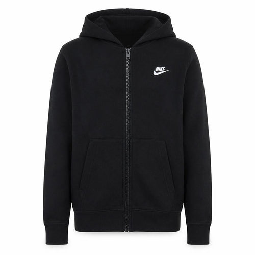 Nike Men's Black XS Full Zip Hoodie with Logo