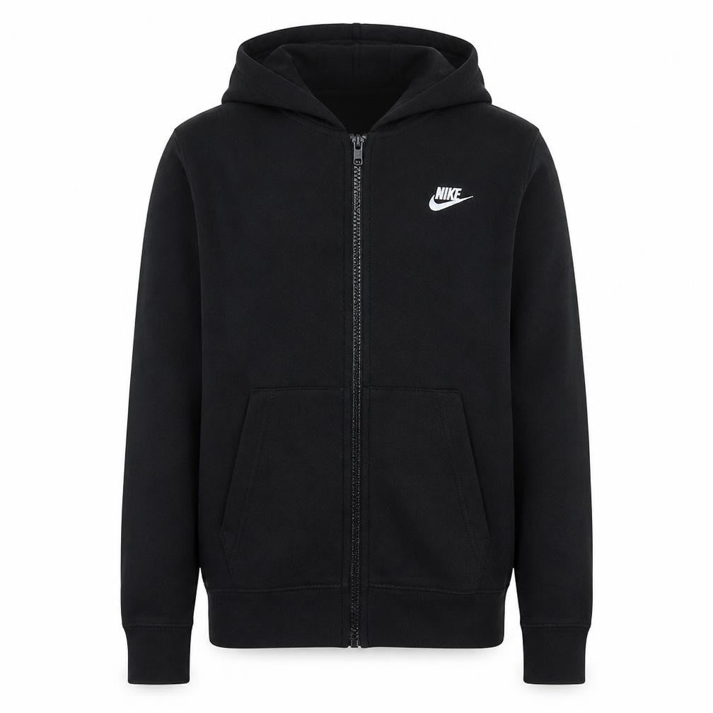 Nike Men's Black XS Full Zip Hoodie with Logo