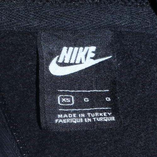 Nike Men's Black XS Full Zip Hoodie with Logo