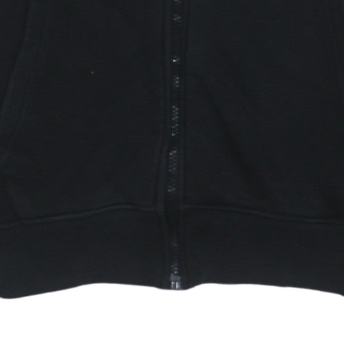 Nike Men's Black XS Full Zip Hoodie with Logo