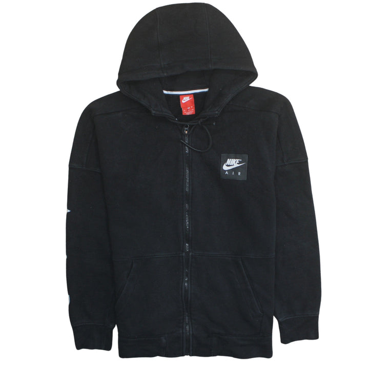 Nike Men's Black XL Full Zip Air Hoodie Fleece Sweatshirt