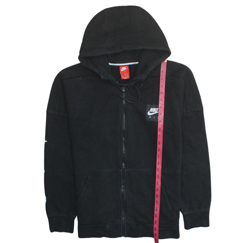 Nike Men's Black XL Full Zip Air Hoodie Fleece Sweatshirt