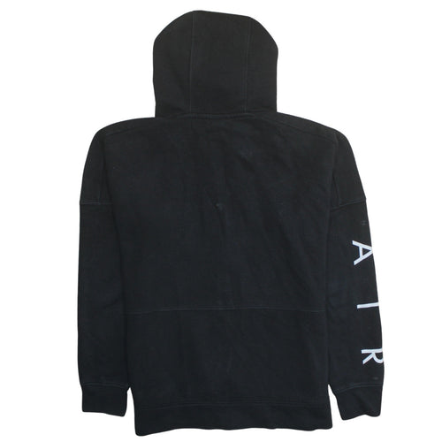 Nike Men's Black XL Full Zip Air Hoodie Fleece Sweatshirt