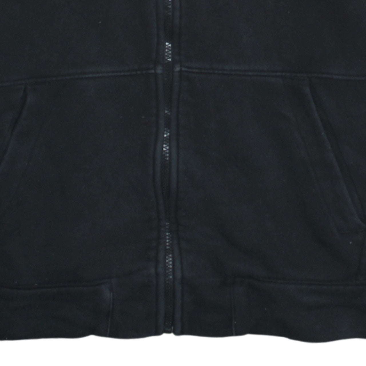Nike Men's Black XL Full Zip Air Hoodie Fleece Sweatshirt