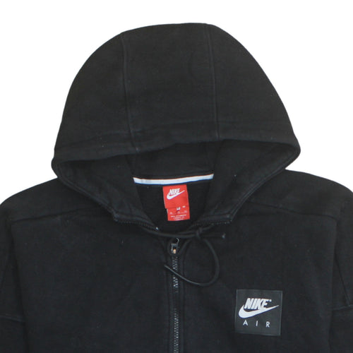 Nike Men's Black XL Full Zip Air Hoodie Fleece Sweatshirt