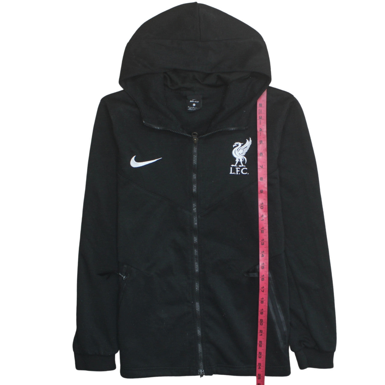 Nike Men’s Black Full Zip LFC Dri-Fit Hoodie Medium