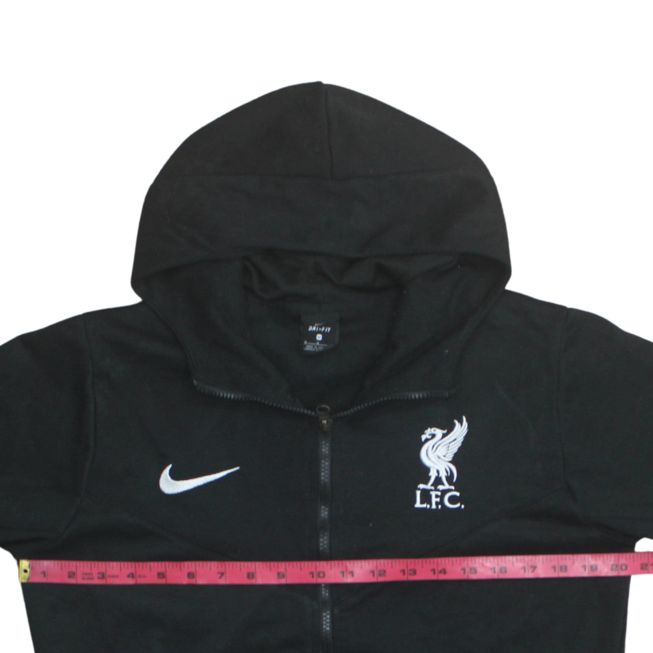 Nike Men’s Black Full Zip LFC Dri-Fit Hoodie Medium