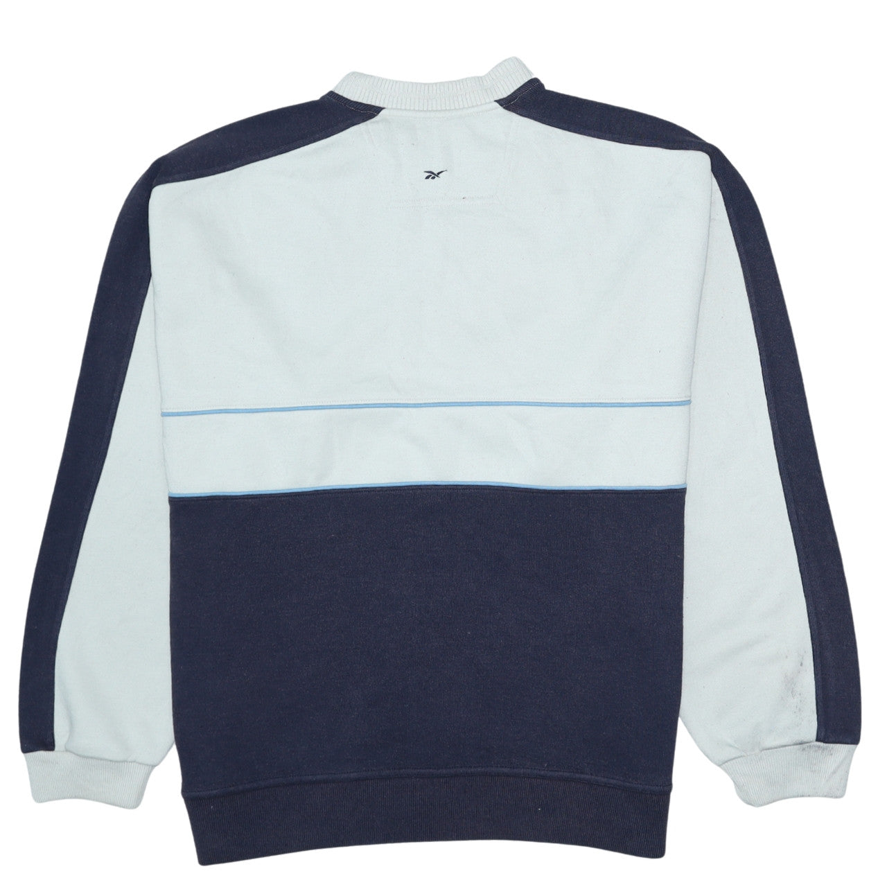 Reebok Mens Blue XL Pullover Sweatshirt Crew Neck Vintage Style