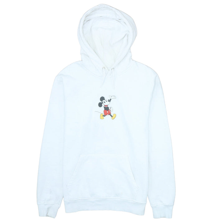 Primark Men White Mickey Mouse Pullover Hoodie XL Graphic Fleece