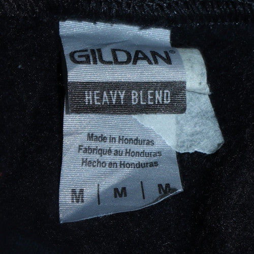 Gildan Women's Black Medium Pullover Sweatshirt Highland Cow Print