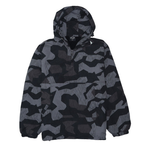 Mil-Tec Men's Grey Camouflage Hooded Anorak Jacket Size M