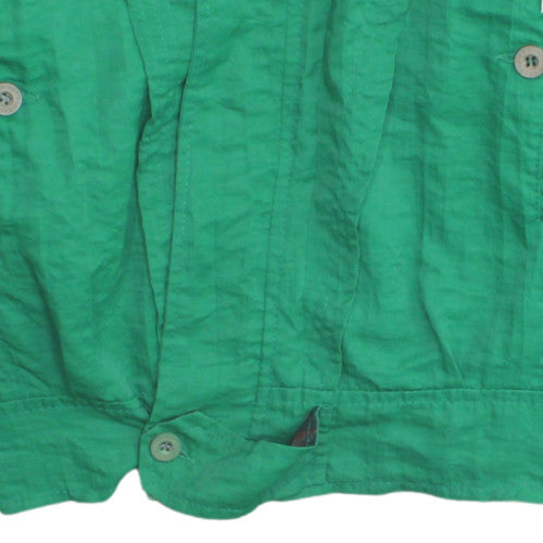 Broz Brother's Men's Green Cotton Bomber Jacket Size L Vintage