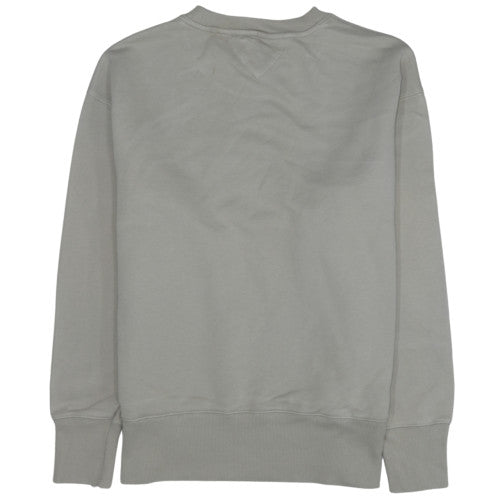 Tommy Jeans Men's Beige Cotton Crew Neck Sweatshirt L