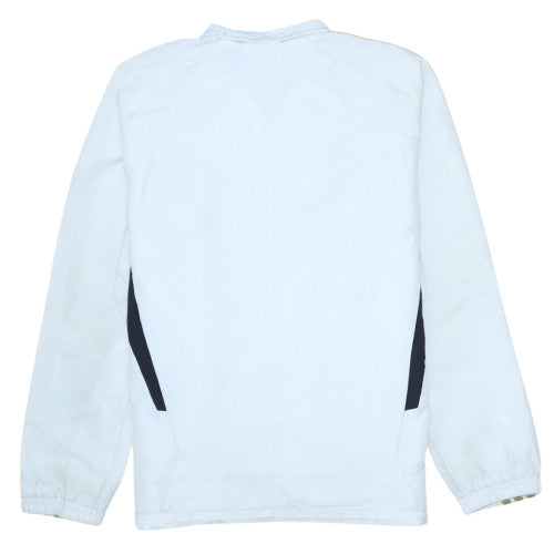 Adidas Teens White Full Zip Sports Sweatshirt Size 12A