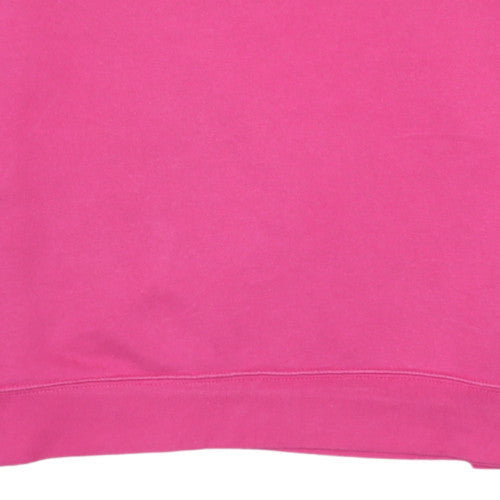 Nike Womens Pink Crew Neck Pullover Sweatshirt Size M