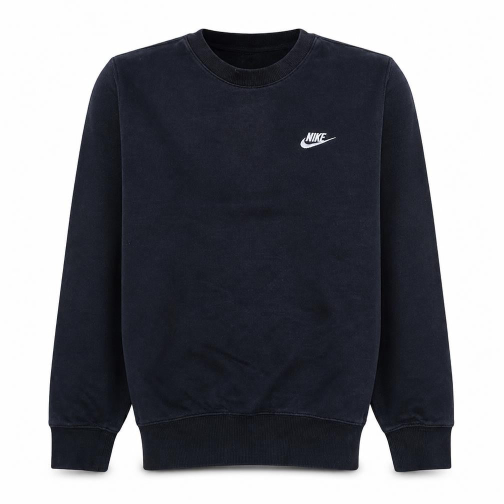 Front view of Nike Men’s Black XS Crew Neck Pullover Sweatshirt