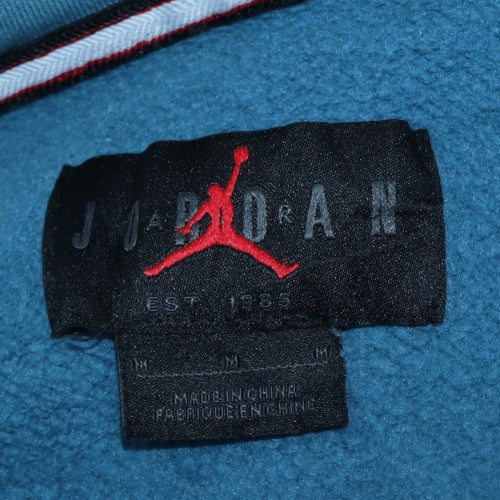 Jordan Mens Blue Pullover Hoodie Size M Regular Fit