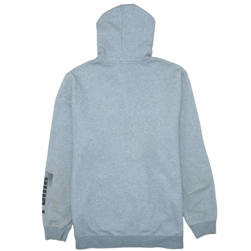 Puma Mens Grey XL Full Zip Fleece Hoodie with Logo