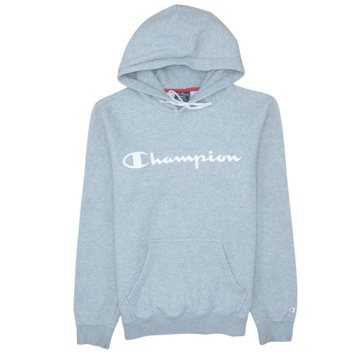 Champion Men's Grey Pullover Hoodie Small Regular Fit