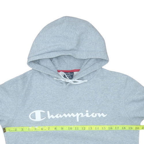 Champion Men's Grey Pullover Hoodie Small Regular Fit