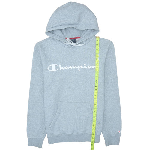 Champion Men's Grey Pullover Hoodie Small Regular Fit