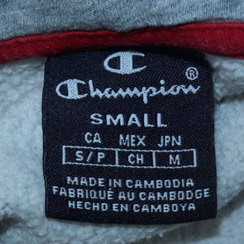 Champion Men's Grey Pullover Hoodie Small Regular Fit