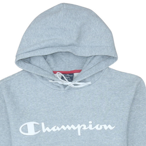 Champion Men's Grey Pullover Hoodie Small Regular Fit