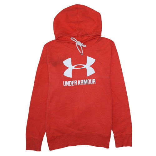 Under Armour Mens Red XL Pullover Hoodie Sports Fleece