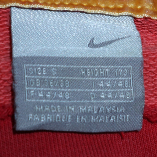 Nike Men's Red Pullover Hoodie S Sportswear Fleece
