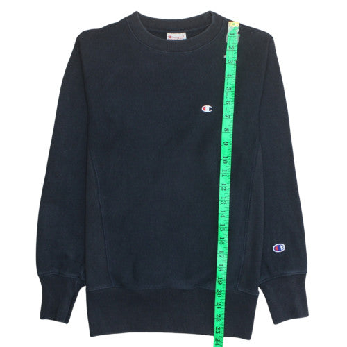 Champion Men's Black XS Crew Neck Reverse Weave Sweatshirt