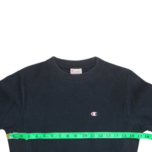 Champion Men's Black XS Crew Neck Reverse Weave Sweatshirt