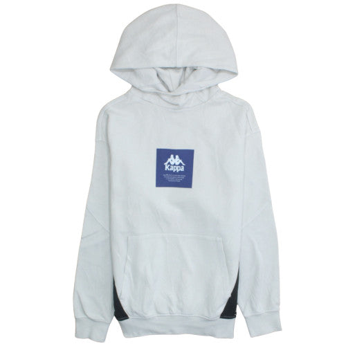 Kappa x Zara Boys White Hoodie 13-14 Years Pullover Cotton Blend